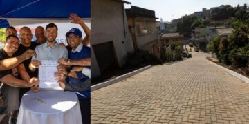 Ruas de ​Ilha das Flores e Ilha da Conceição em Vila Velha recebem obras de pavimentação
